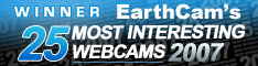 Winner EarthCam's 25 Most Interesting Webcams 2007